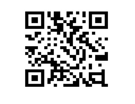 qr code on transparent background