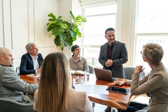 Professional business meeting collaboration photo