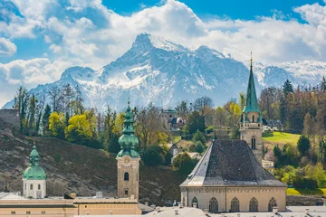 Salzburg mit Salzburger Hochthron im Frühling © kentauros