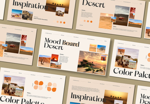 Desert Moodboard Creative Inspiration for Nature Enthusiasts