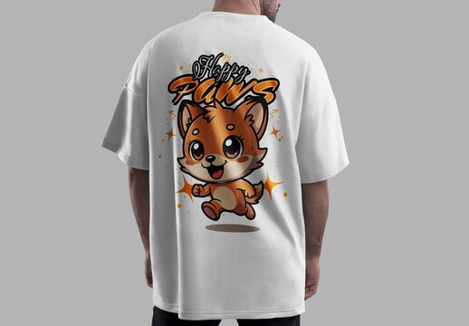 Happy Paws Cute Puppy Tshirt Design