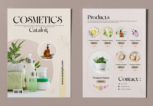 Minimalist Product Catalog for Beauty
