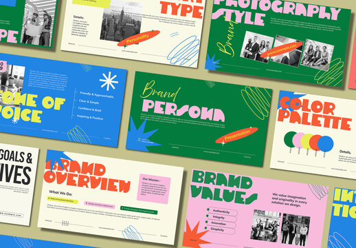 Minimalist Brand Persona Presentation