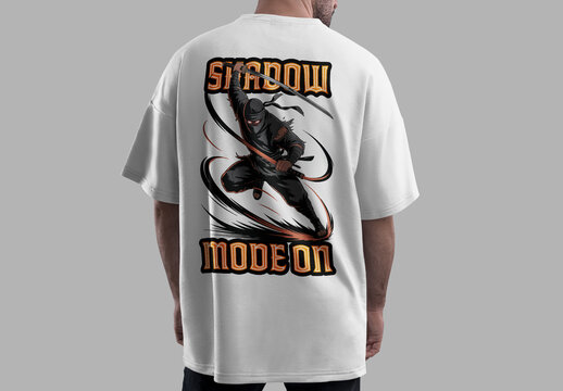 Samurai Warrior Japanese Streetwear Illustration Tshirt Design