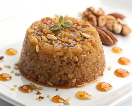 Jain Sweet Lapsi (Broken Wheat Dessert)