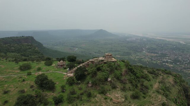 Ancient Chaurasan Temple in Rohtas, Bihar, showcasing historic stone architecture, spiritual heritage, intricate carvings, and the timeless beauty of an important cultural landmark.