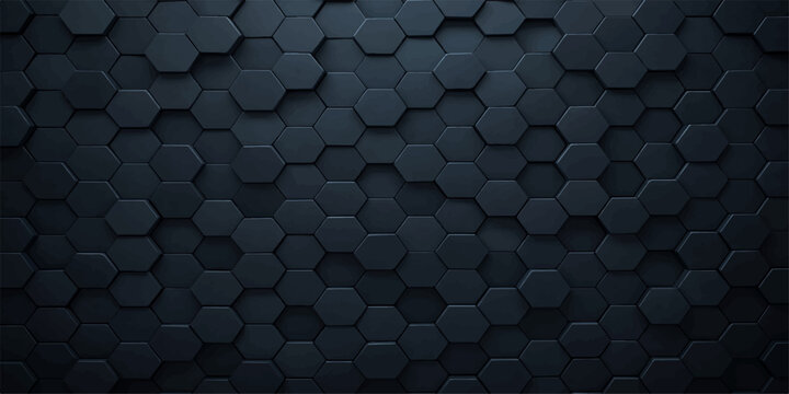 Abstract Hexagonal Texture Abstract: A captivating textured surface formed by an intricate arrangement of repeating hexagonal shapes. for Website. Background, Branding