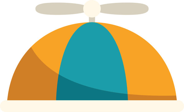 Colorful propeller hat offering a whimsical symbol of play and childish joy