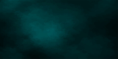 Obraz premium Green and blue grunge dark blue smoke cloud texture background with foggy storm sky motion and abstract night design wallpaper
