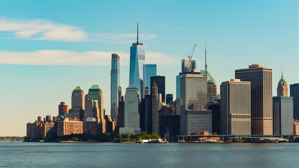 Obraz premium New York City Skyline with Tall Buildings