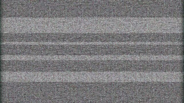 Old tv on-off effect, No signal tv screen noice and texture. 4K Video, Glitch TV Static Noise Distorted Signal Problems, Noise overlay texture pattern, Noice glitch motion animation video
