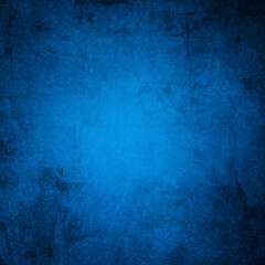 Fototapeta premium Grunge blue background with space for text