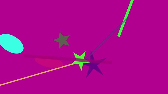 Vibrant neon starburst light streaks with glowing particles