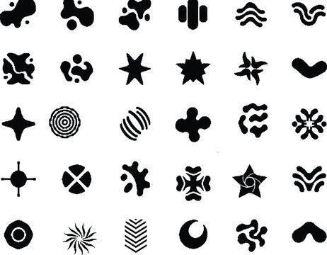 Stars and symbols pattern coloring sheet