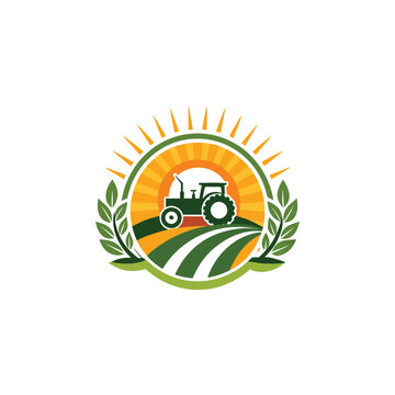 agriculture logo design vector 