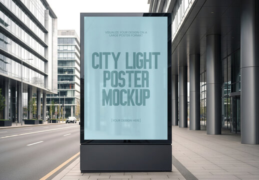 City Light Poster Mockup