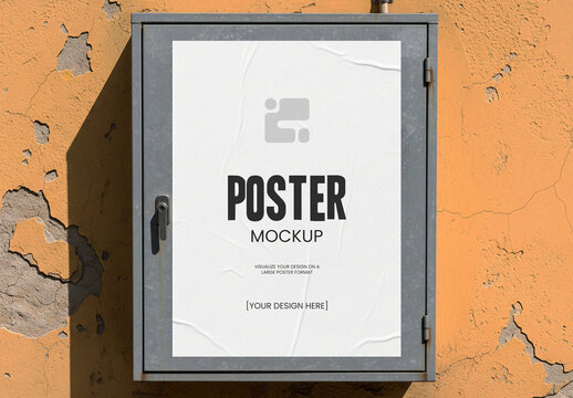 Poster Mockup Wall Box