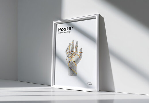 Wall Poster Frame Mockup