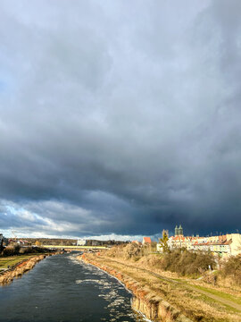 Warta River in Poznań