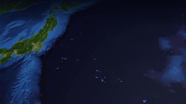 Animated Flight Path Map from Tokyo Japan to Amsterdam Netherlands