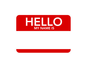 Hello My Name Is  © SVGista