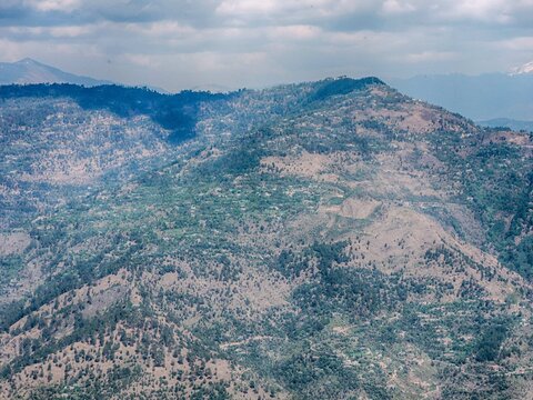 Neela Butt and Village of Azad Kashmir a view form Murree Hill