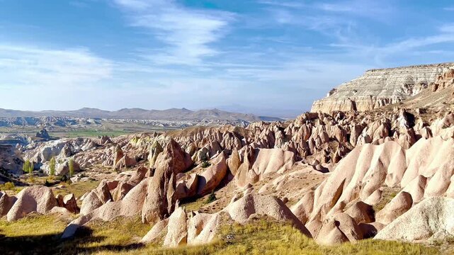 Ancient Devrent Valley Landscape in Cappadocia, Surreal Imagination Valley with Natural Rock Formations, Conceptual Spirit of Adventure and Geological Wonder in Anatolia Turkey