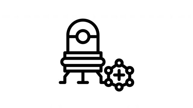 nanobots minimalist stroke animation