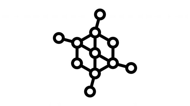 nanotechnology minimalist stroke animation