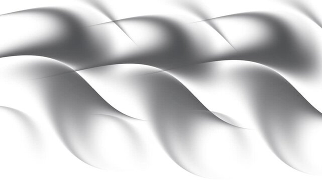 Abstract monochrome flowing wave gradient soft blur motion background with smooth light effect 4k animation video