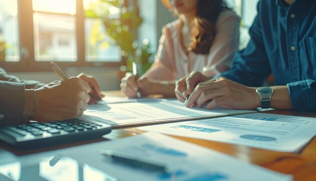 不動産投資相談オフィス商談ビジネスシーン