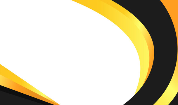 Black gold abstract curves intertwine on white background for modern luxurious designs. Perfect for luxury backgrounds and branding.