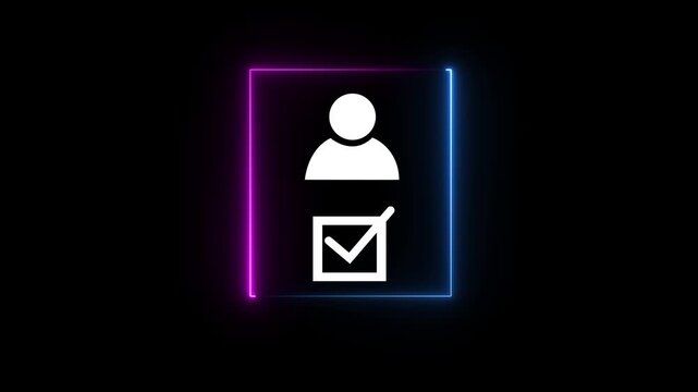 Know your customer (KYC) concept. Businessman use laptop with identity verification symbol for Increase financial security and access personal financial data. Biometrics security.4k video