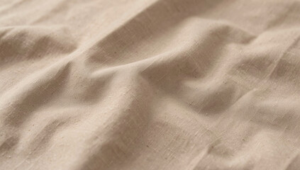 Fototapeta premium A close-up view of a bed with a white sheet, ideal for use in interior design or lifestyle photography