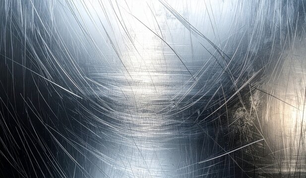 shiny scratched stainless steel texture grunge aluminum metal sheet background