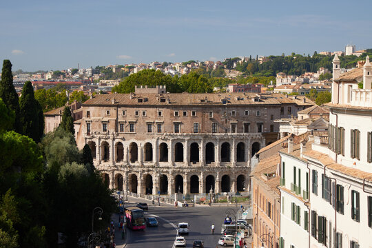 The Theatre of Marcellus in Rome, Italy