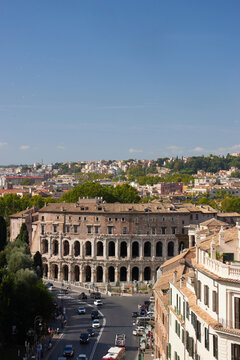 The Theatre of Marcellus in Rome, Italy