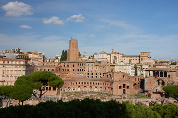 Fototapeta premium Trajan's market in Rome, Italy