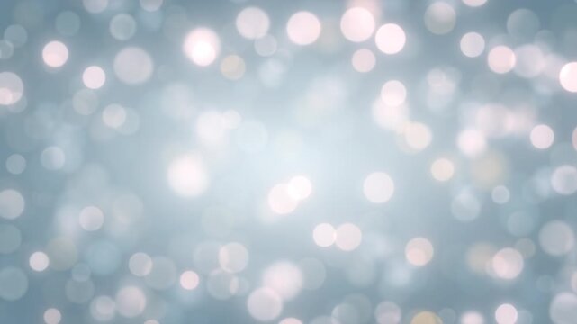 white bokeh circle background light loop