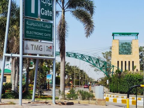 Cairo, Egypt, April 13 2026: El Rehab city (City of Spaciousness), a district of New Cairo and a part of Greater Cairo, a private city built by the Talaat Moustafa Group TMG, fully-fledged community