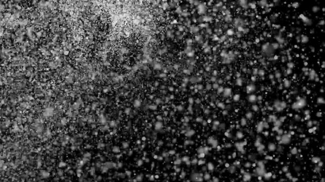 Abstract Black and White Particle Noise Texture &ndash; Random Dust, Grain Background, Monochrome Digital Pattern for Design and Overlay