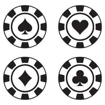 Poker Chips Clip Art