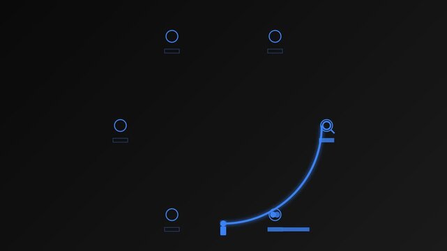 Animated HR lifecycle workflow diagram
