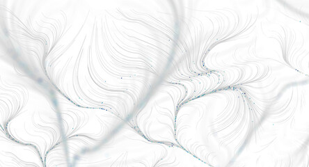 Obraz premium Abstract image with flowing lines, creating a sense of movement, elegance, and beauty on