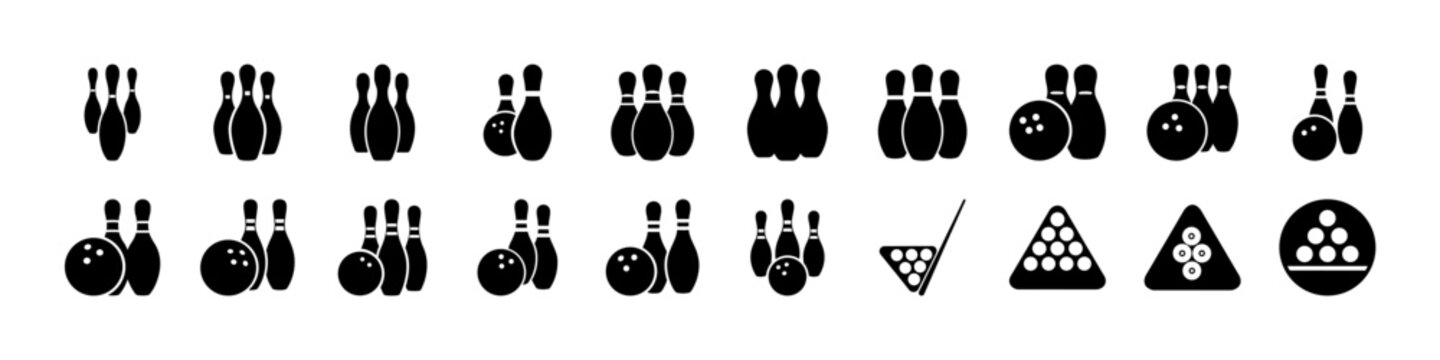 Set of Ant Insect and Warning Symbol Silhouettes - Collection of black silhouettes featuring ants and warning symbols, useful for pest control, biology, infestation concepts, and hazard indications.