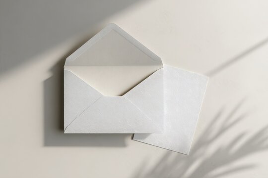 Studio-style shot of a C4 envelope mockup for branding layouts
