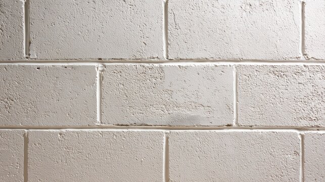 Textured white cinder block surface as a neutral backdrop with gentle light and empty space