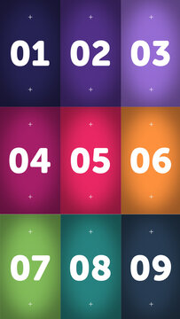 Multiscreen Transition Vertical X9 01 &ndash; Nine Screen Vertical Transitions, Modern Multi Panel Animation for Reels, Stories and Mobile Video Content