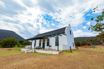Obraz premium Winterhoek, old colonial Manor Farm House, South Africa