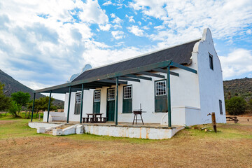 Obraz premium Winterhoek, old colonial Manor Farm House, South Africa